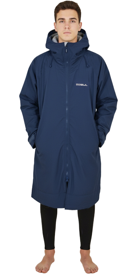 2025 Gul Revorobe Long Sleeve Changing Robe AC0135-C6 - Navy / Grey